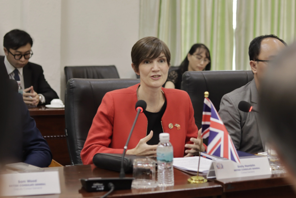 Emily Hamblin, UK Consul General in Ho Chi Minh City, highly values the city’s health development strategies. Photo: KPMG Vietnam