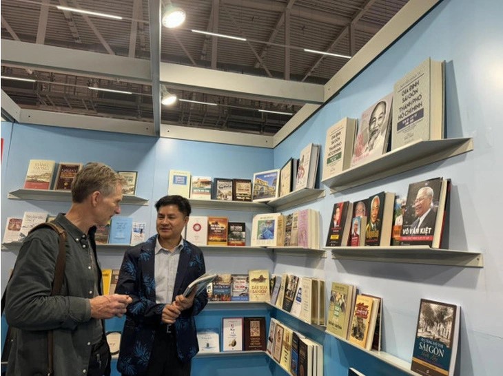 The HCMC bookstore is pictured at Frankfurt Book Fair 2023